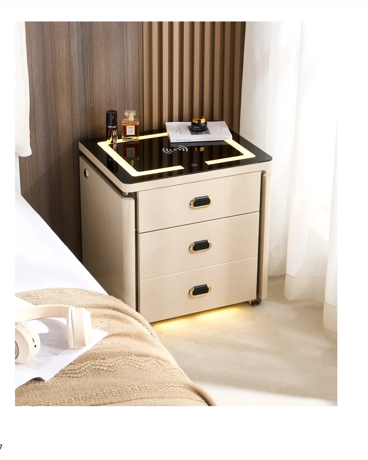 50cm Light Luxury Smart Nightstand