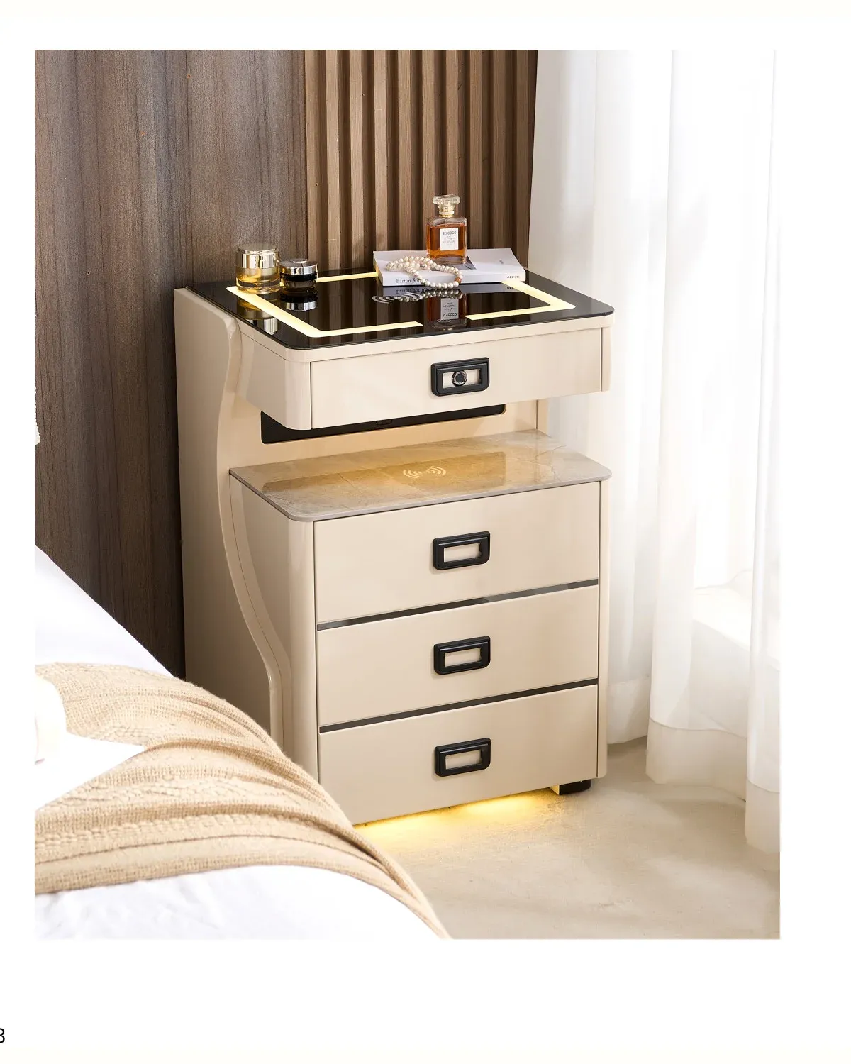 70cm Tall Smart Nightstand